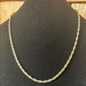 Sarah Coventry Gold Rope Chain Necklace
